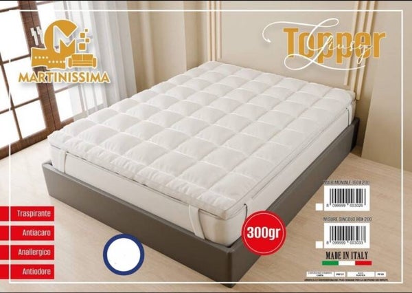 🛏️ Topper Mattinissima – Traspirante, Antiacaro, Antiodore – Made in Italy 🇮🇹