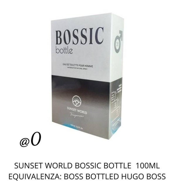 Profumo Uomo Sunset World Bossic Bottle 100 ml – Ispirato a una Fragranza Fresca e Maschile