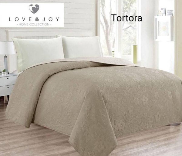 Trapunta Copriletto Trapuntato Double Face “Flower” – Love & Joy Home Collection