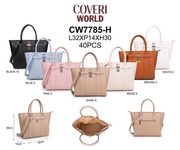 Borsa Donna COVERI WORLD CW7785-H – Eleganza con Dettaglio Charm