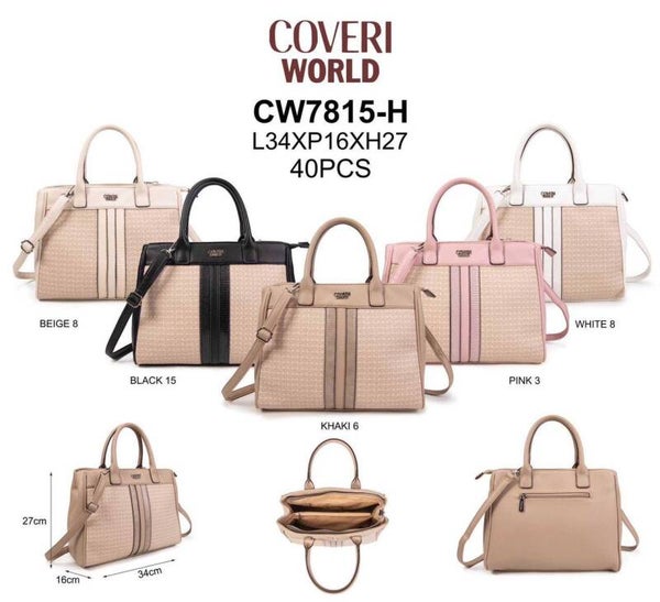 Borsa Donna Elegante COVERI WORLD CW7815-H – Tracolla e Manici