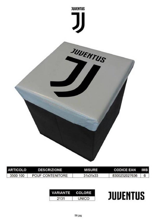 Pouf contenitore pieghevole squadre