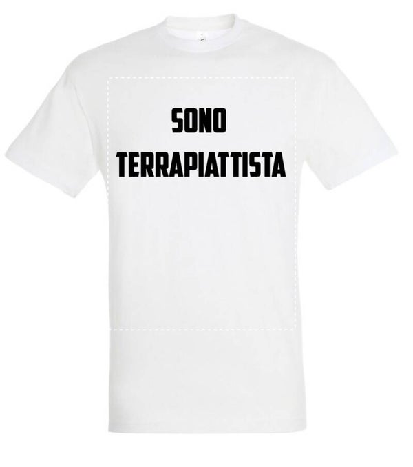 SONO TERRAPIATTISTA - T-shirt Ironica Limited Edition
