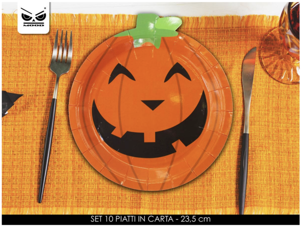 Piatti zucca in confezione da 10 pezzi