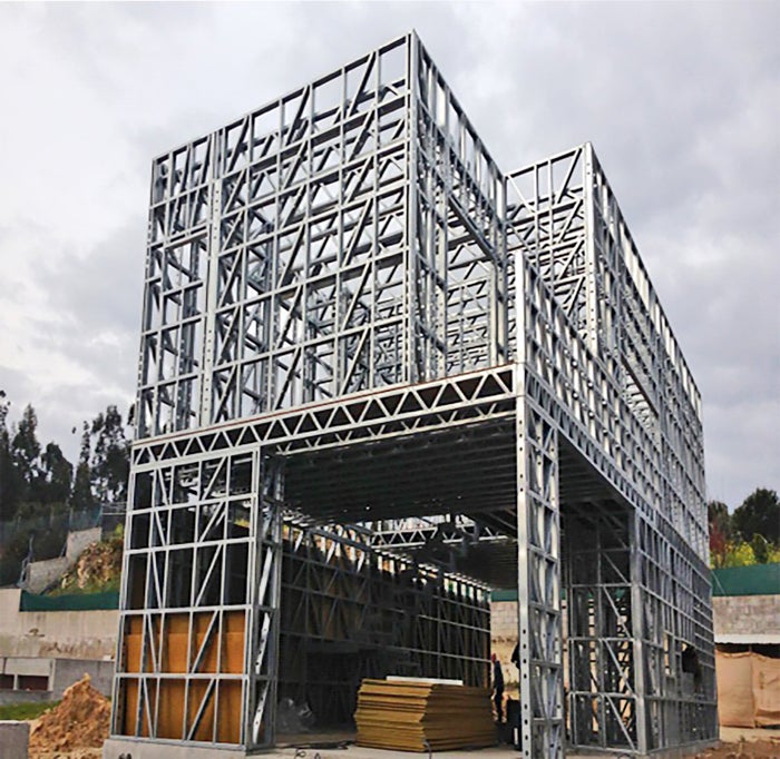 Light steel framing project detail