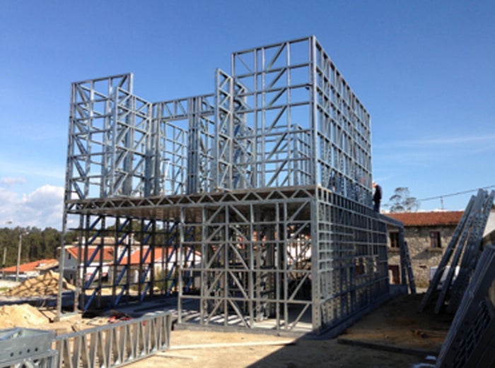 Light steel framing project detail