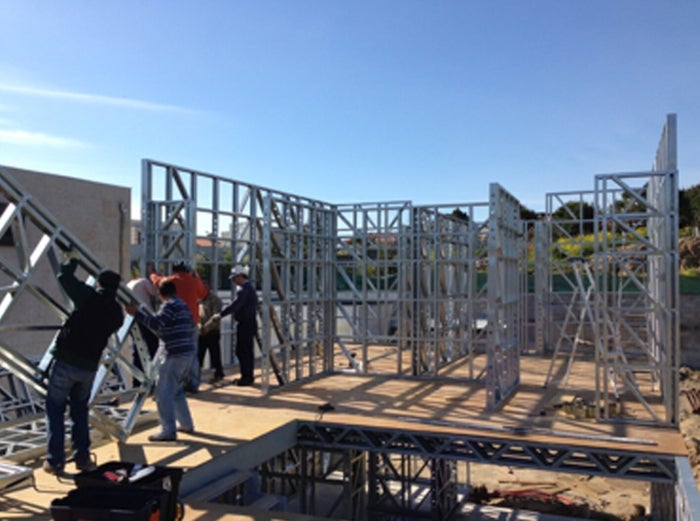 Light steel framing project detail