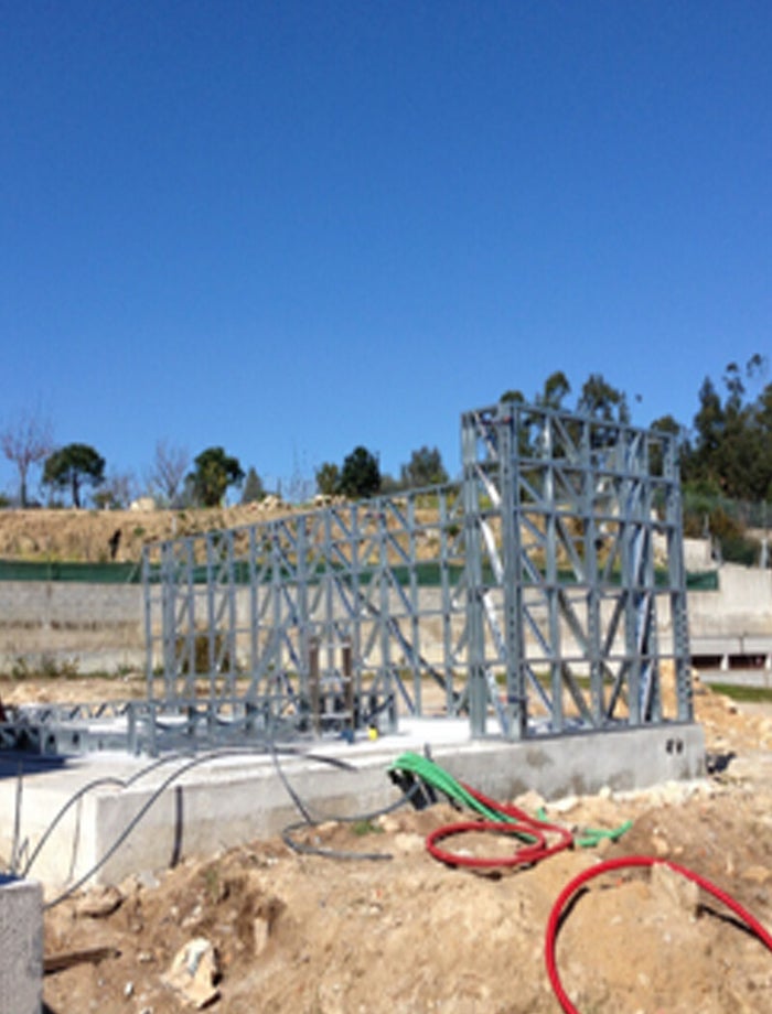 Light steel framing project detail