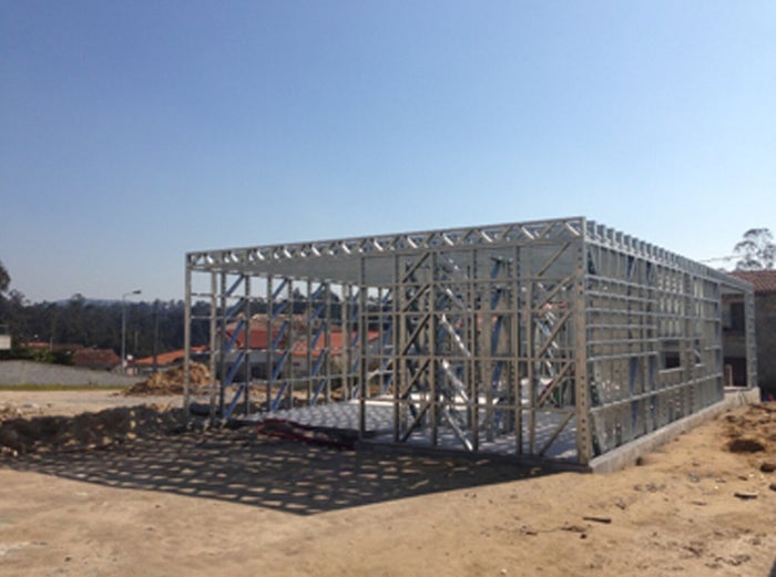 Light steel framing project detail