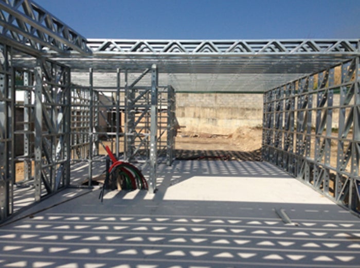 Light steel framing project detail