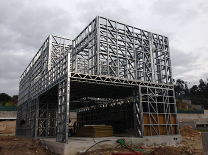 Light steel framing project detail