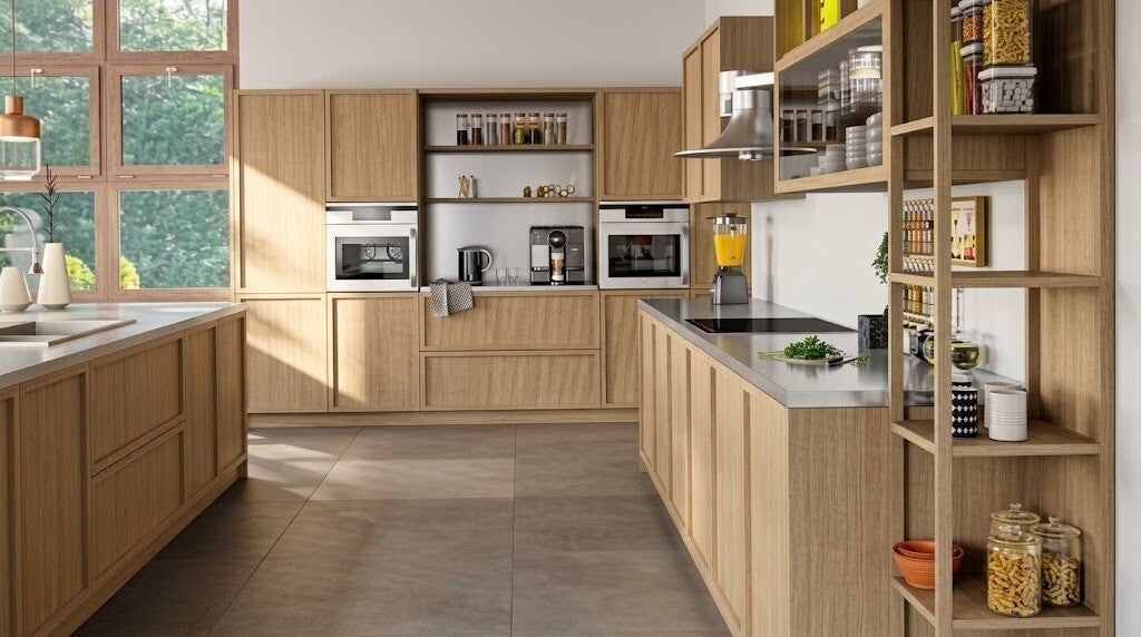 Boxline — Light Natural Wood kitchen