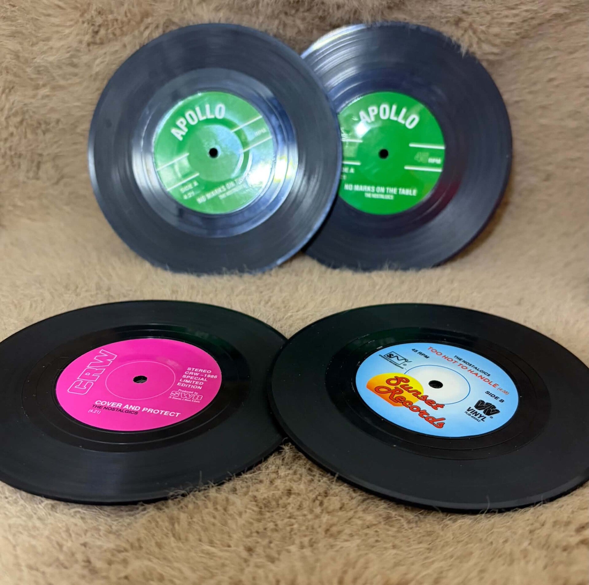 DESSOUS DE BOUGIE "DISQUE VINYL"