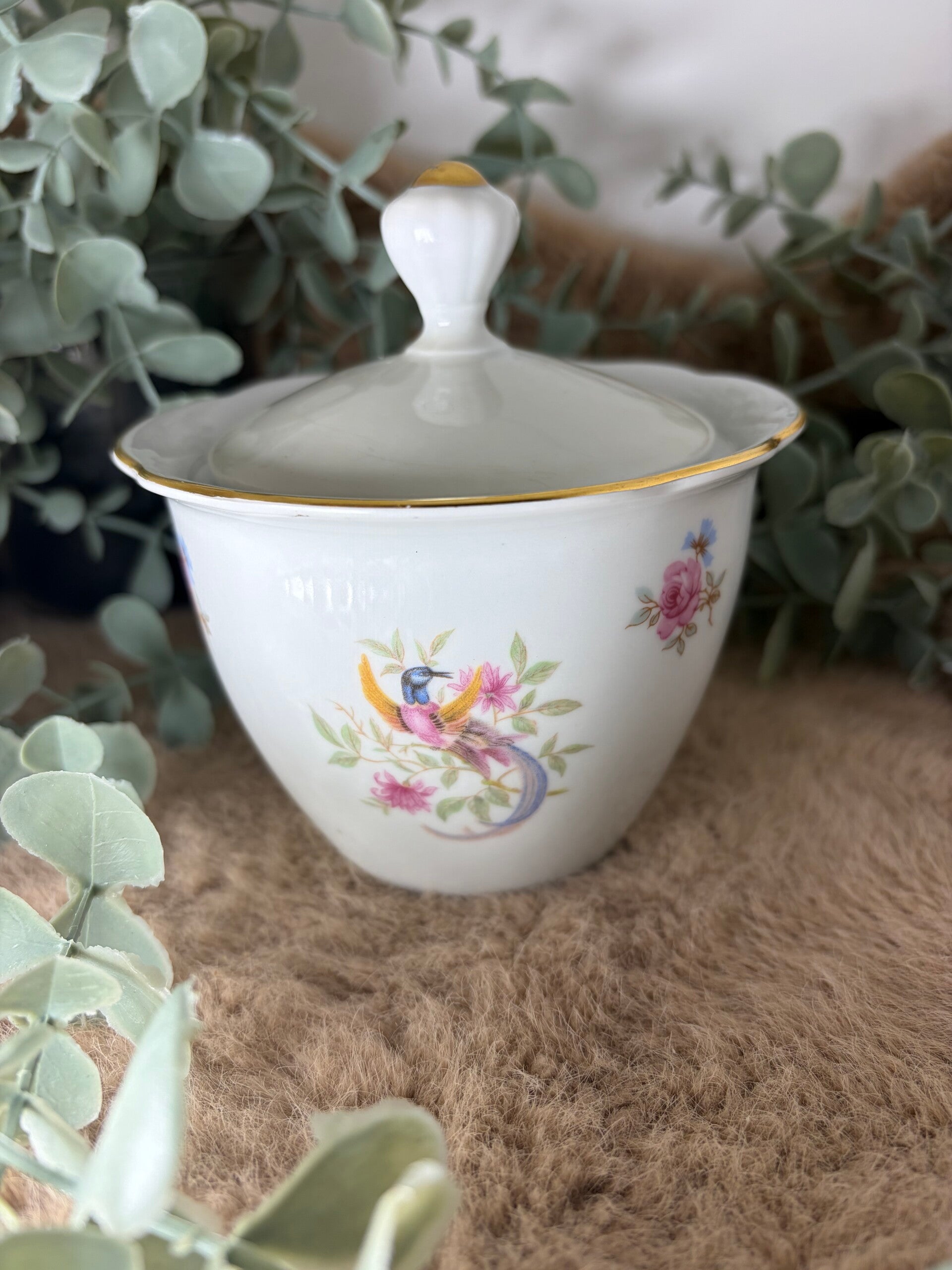 Sucrier fleur de coton