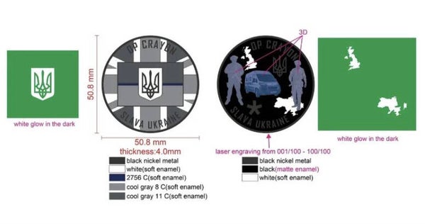 Op Crayon Challenge Coin (Limited Number)