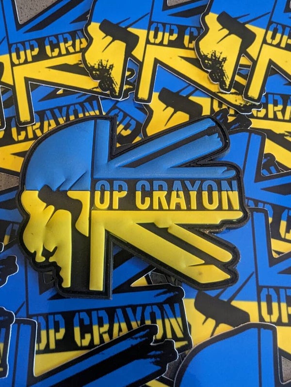 OpCrayon Ukraine Colours Patch