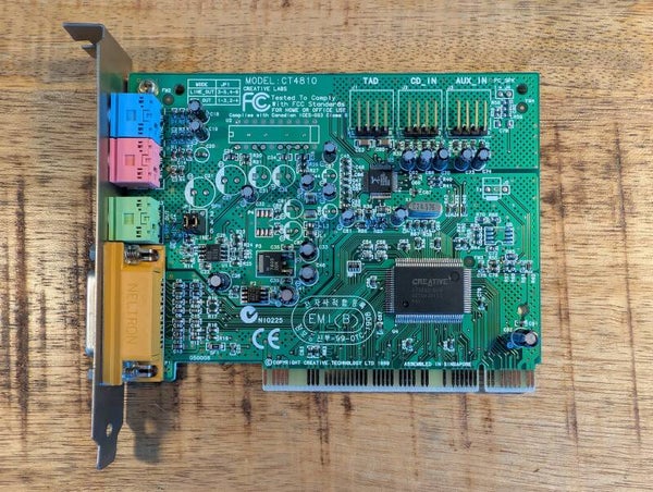 Creative Sound Blaster Vibra 128 | Stereo Sound | PCI