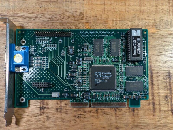 Hercules Terminator 128/3D | S3 Trio 3D | 8MB SGRAM | VGA | AGP 2x