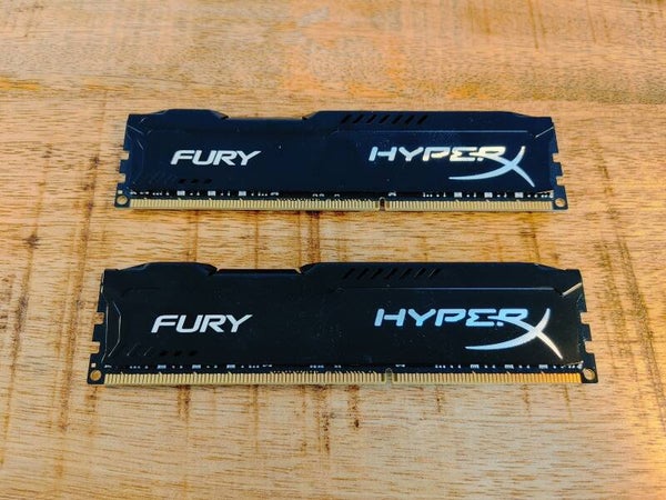 HyperX Fury Black 16GB DDR3 | Set van 2x 8GB | 1600Mhz | 1.5V