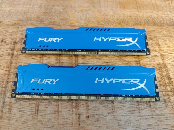 HyperX Fury Blue 16GB DDR3 | Set van 2x 8GB | 1600Mhz | 1.5V