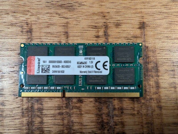 Kingston | 8GB DDR3L | 1600Mhz | 1.35V