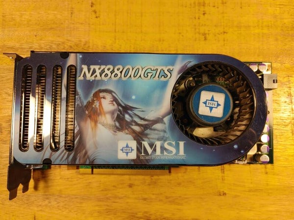 MSI GeForce 8800 GTS | 640MB GDDR3 | 2x DVI | S-Video | PCI-E x16 1.0 | OC Versie