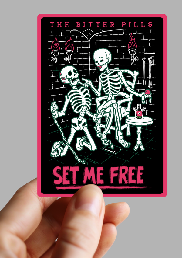 SET ME FREE STICKER
