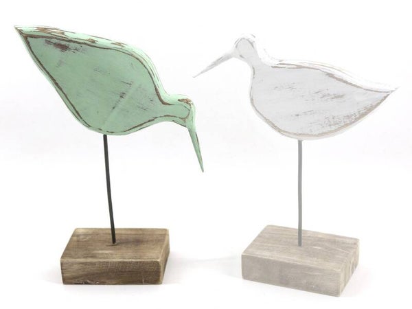 Vogel groen op standaard