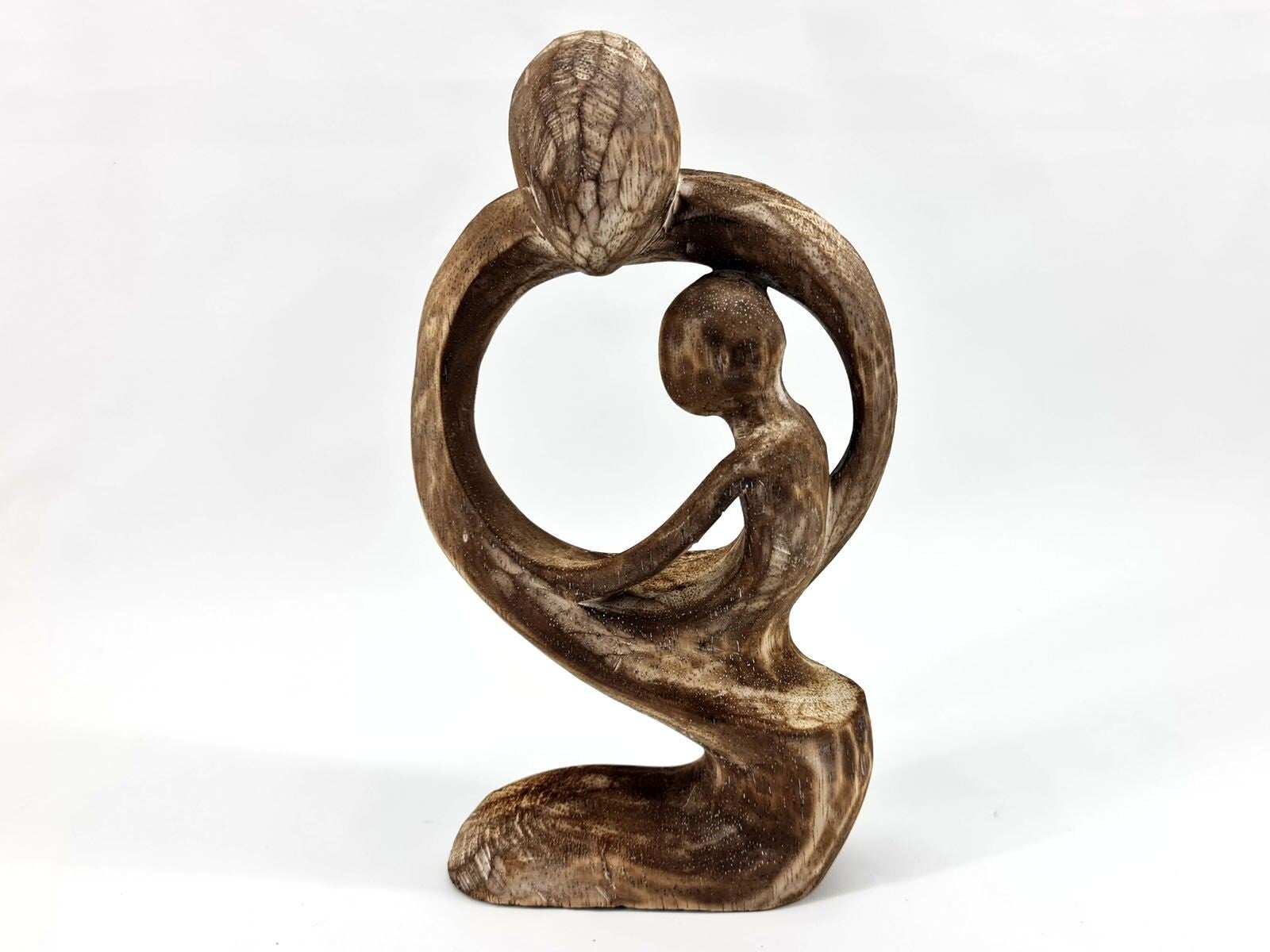 Abstract beeld ouder/kind