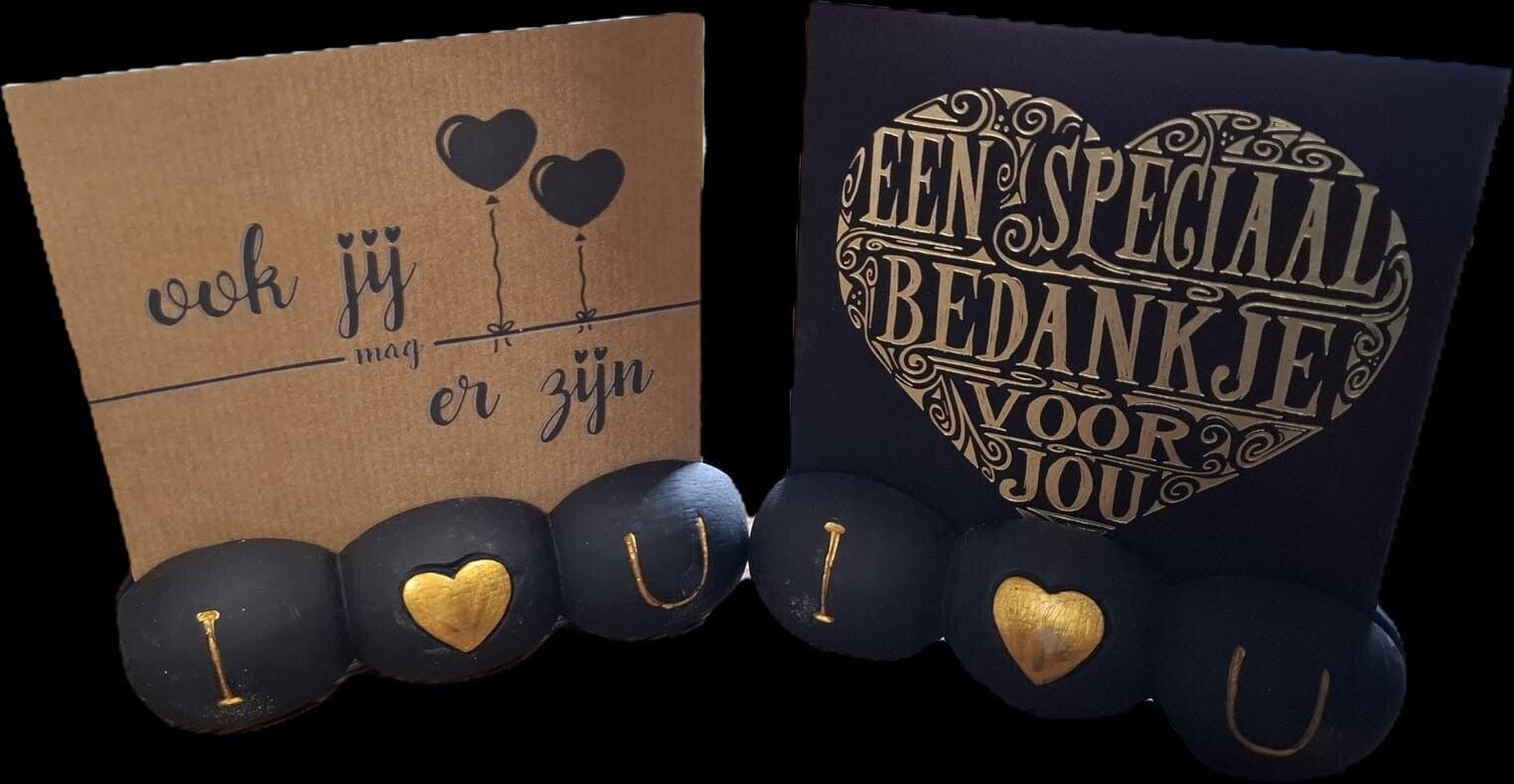 Kaartje met of zonder standaard