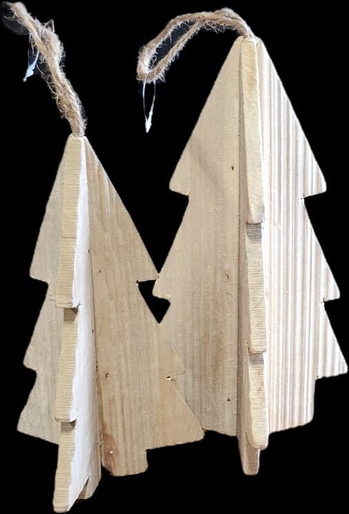 Houten kerstboom/ster