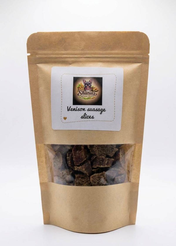 venison sausage slices 100g