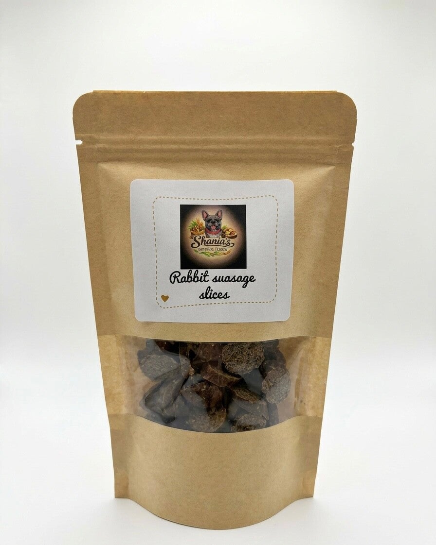 rabbit sausage slices 100g