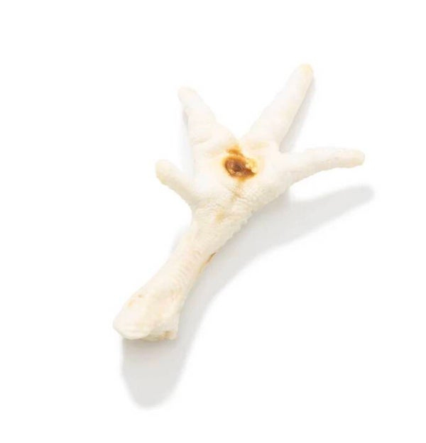 Puffed chicken feet