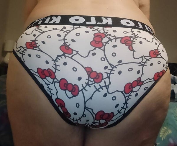 Hello Kitty white knickers