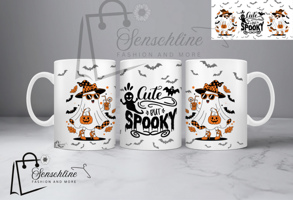 Tasse ,, Cute but Spooky''