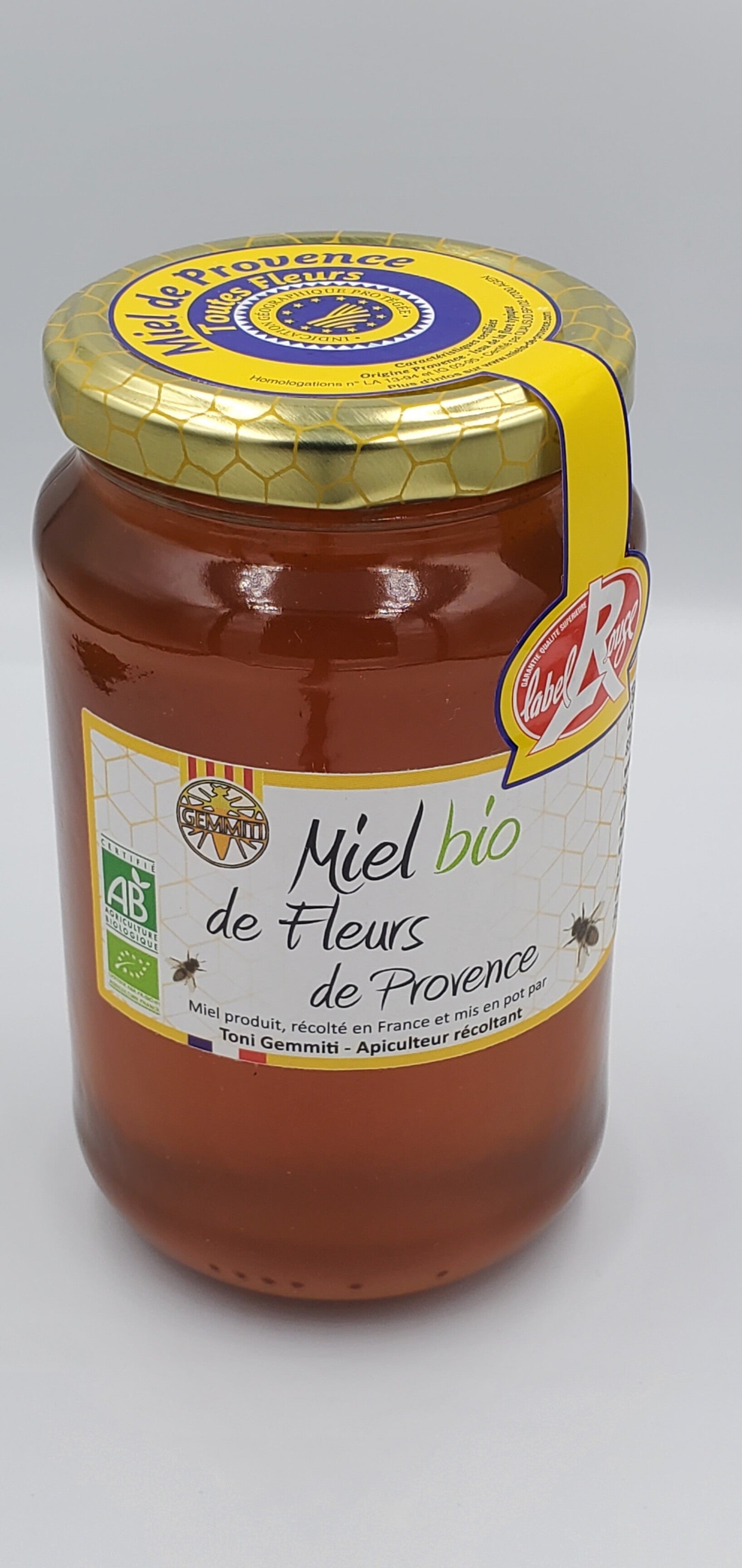 Miel BIO de fleurs de Provence IGP Provence Label Rouge