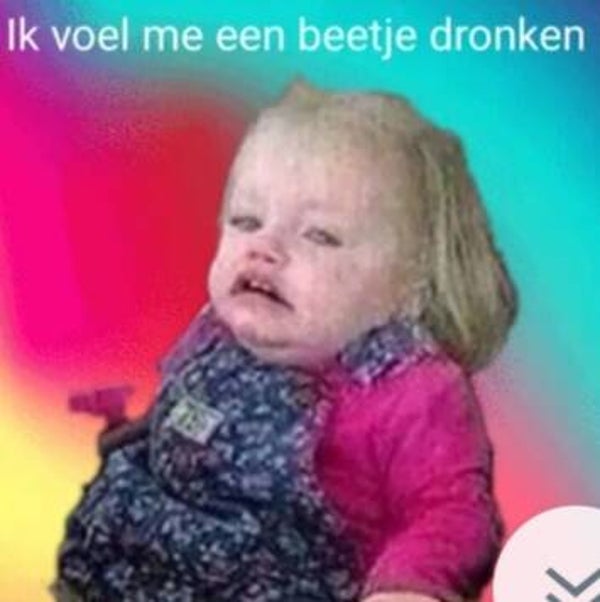 Ik voel me dronken