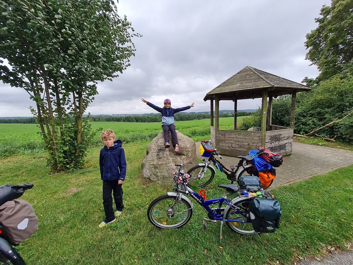 Radreisen mit Kindern I Berlin-Rostock I Schwaan-Rostock Ausblick Warnowtal