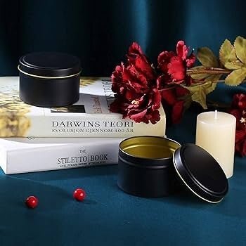 Premium Gold Trim Candles