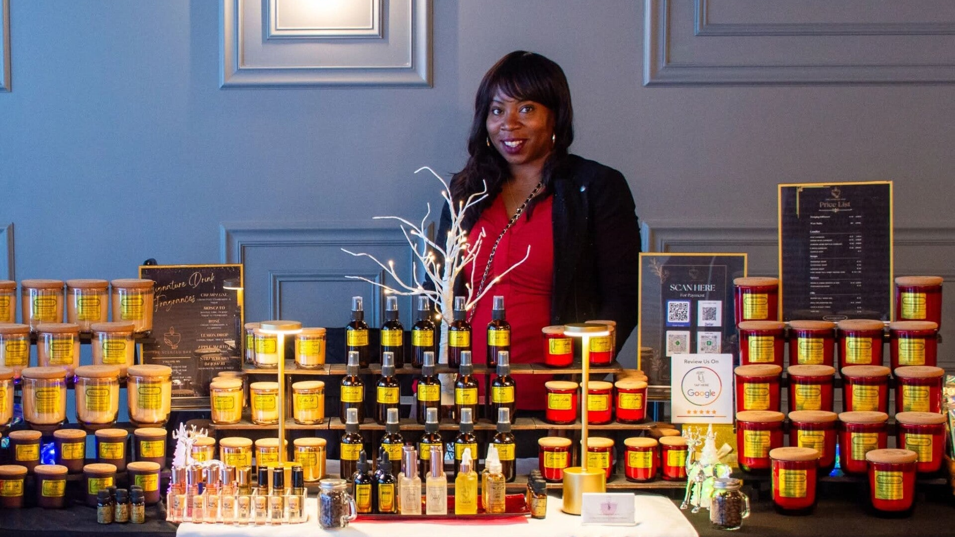 Maker of The Scented Bar products and products displayed 