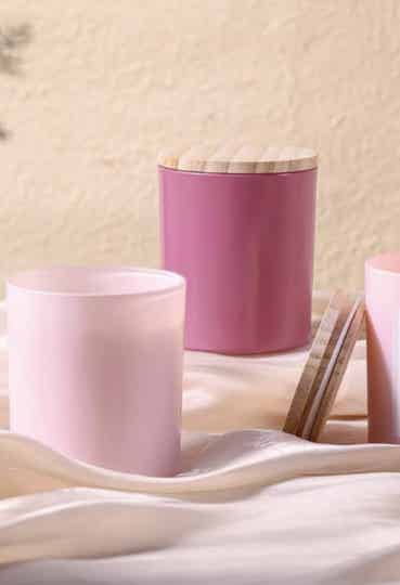 Pinktober Wood Wick Candles