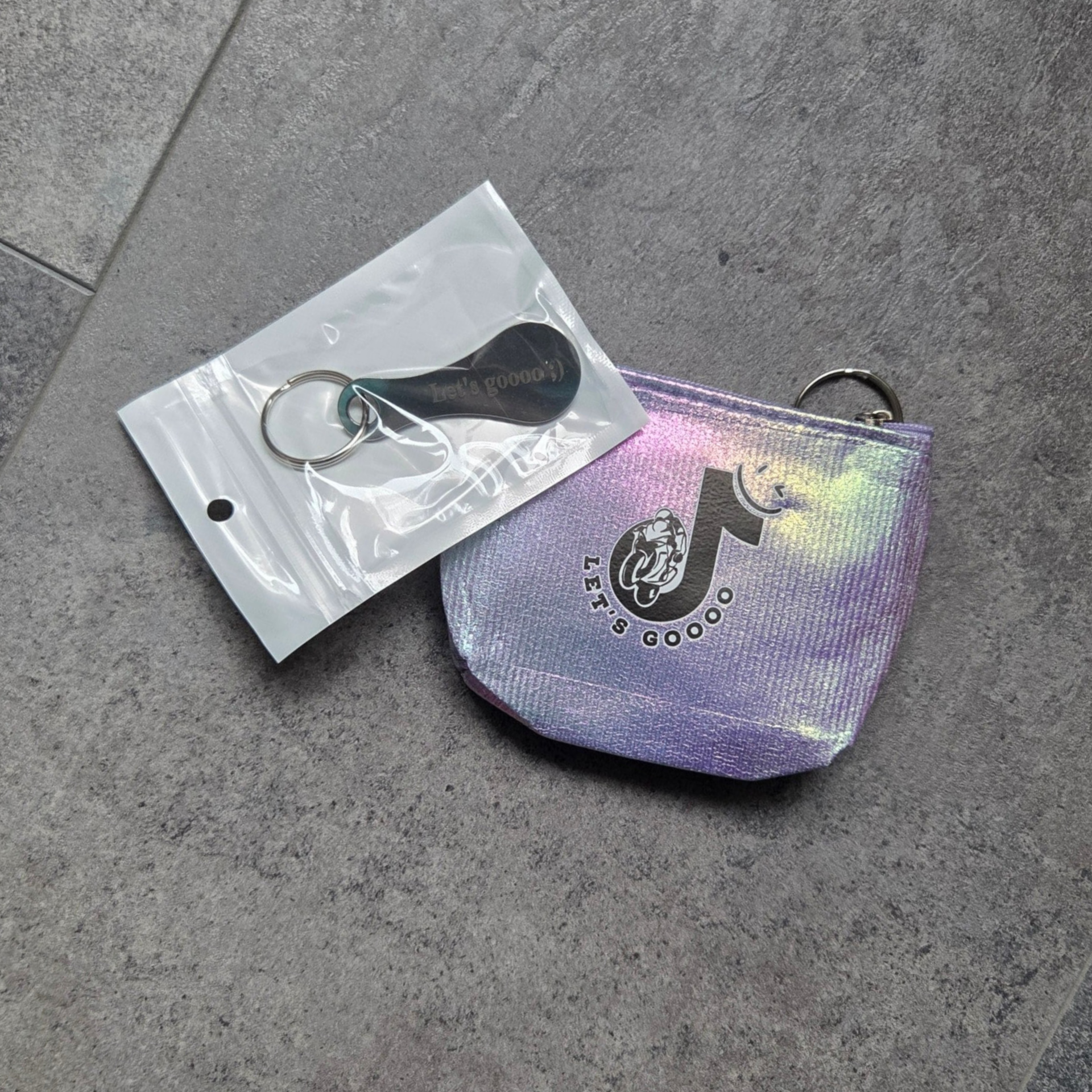 Mini portemonnee met Winkelwagenmuntje