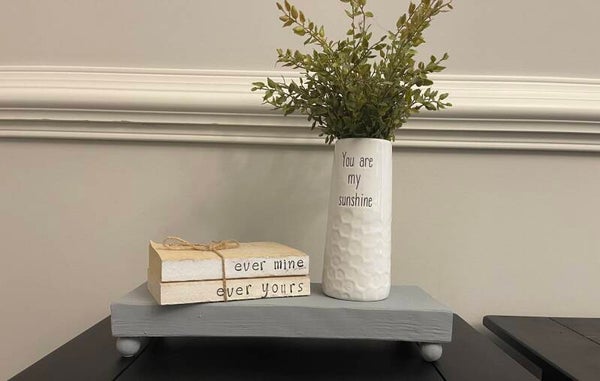 Grey Wooden Block Riser