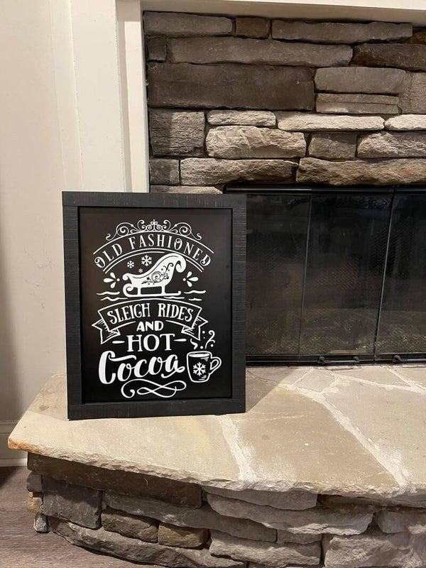 Festive Winter sign