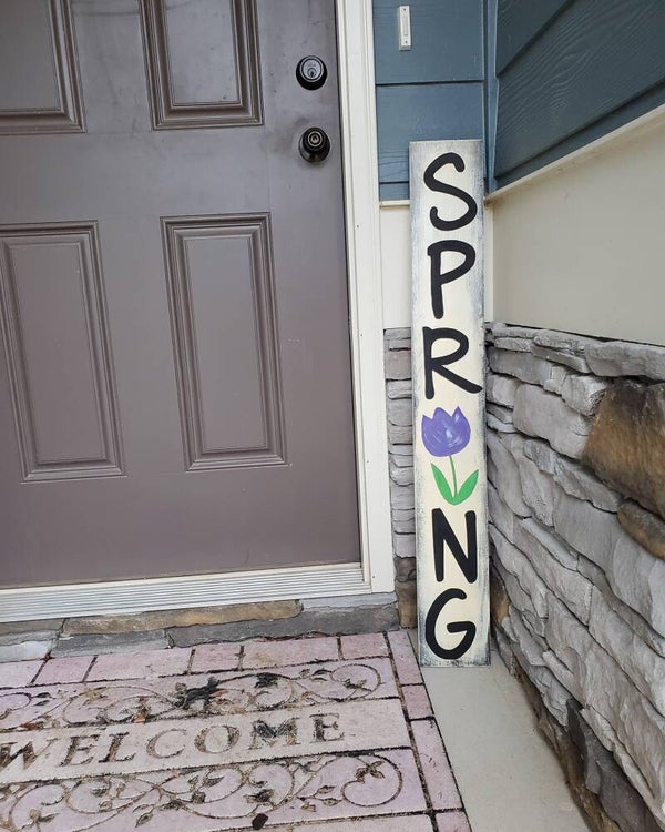 Standing Spring Sign