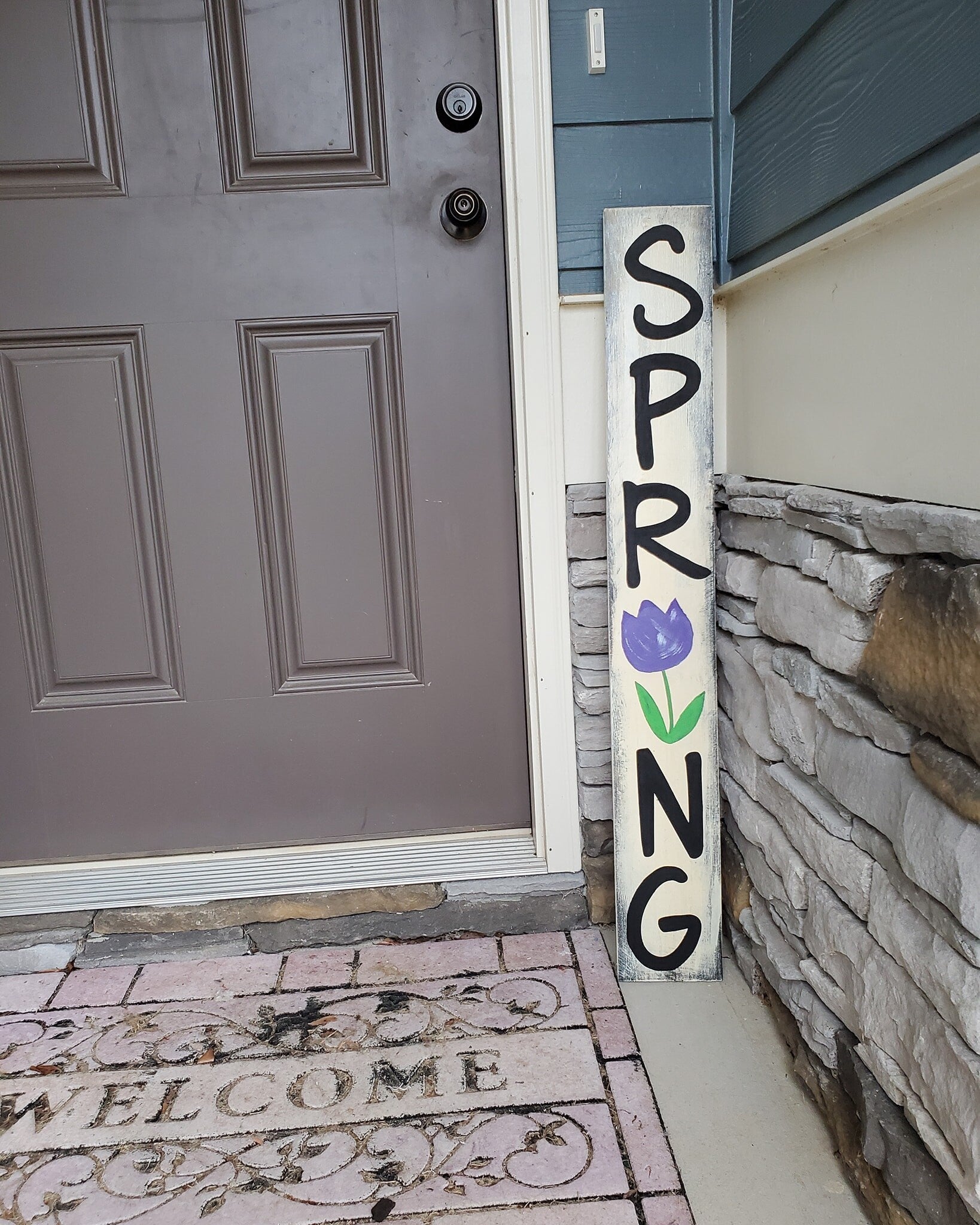 Standing Spring Sign