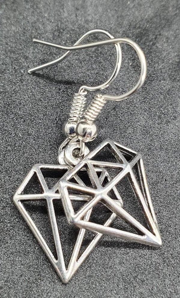 Diamond oorbellen