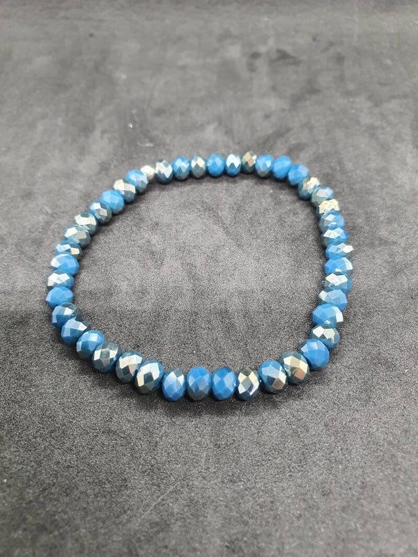 Blauw/grijs armband oud&nieuw