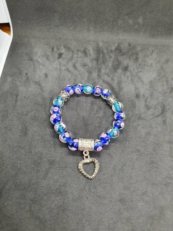 Armband van glaskralen